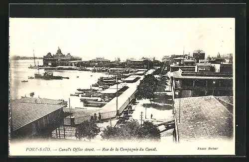 AK Port Said, Canal`s Office street, Rue de la Compagnie du Canal