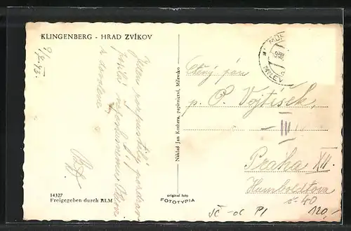 AK Hrad Zvikov, Hrad