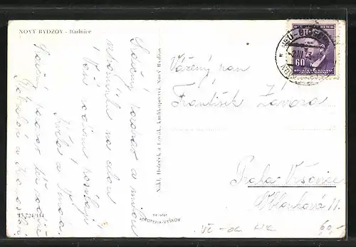 AK Nový Bydzov, Radnice