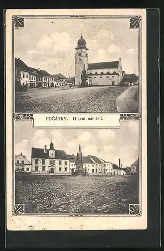 AK Pocatky, Hlavni namesti, Radnice