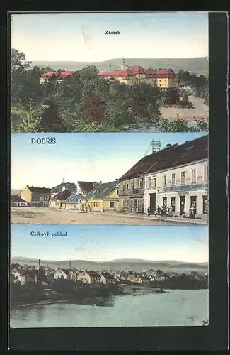 AK Dobris, Zamek, Celkovy pohled, Schloss