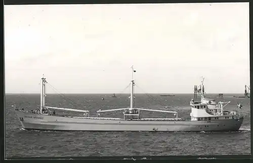 Fotografie Frachtschiff Dagmar Stenhoj auf See