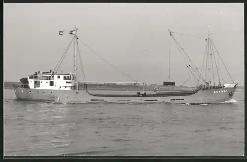 Fotografie Frachtschiff Zaanborg in Fahrt