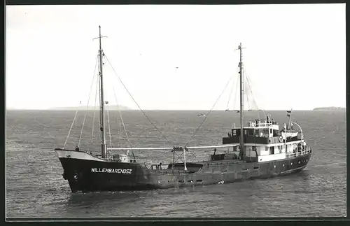 Fotografie Frachtschiff Willem Barendsz auf See