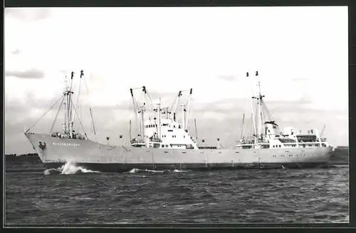 Fotografie Frachtschiff Realengracht in Fahrt