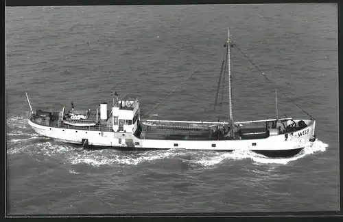 Fotografie Frachtschiff Wega in Fahrt