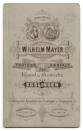 Fotografie W. Mayer, Esslingen, Portrait junger Mann im Anzug mit Krawatte