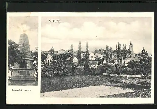 AK Vitice, Panorama, Lipanska mohyla