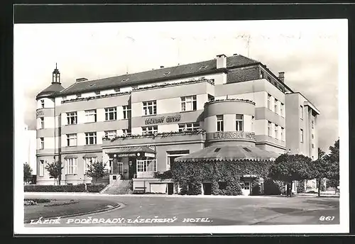 AK Bad Podiebrad / Podebrady, Lazensky Hotel