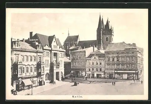 AK Kolin, Radnice, Namesti, Kostel