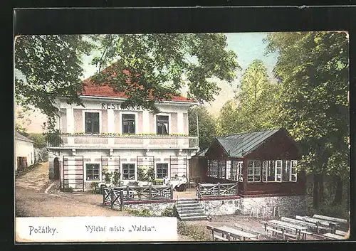 AK Pocatky, Vyletni misto Valcha, Restaurant