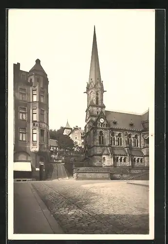 AK Bodenbach a. E. Evangelische Kirche