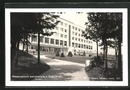 AK Dobris, Partie am Sanatorium