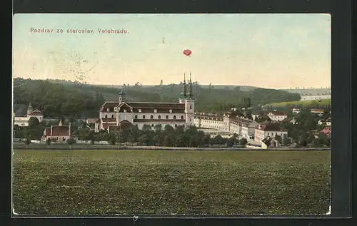 AK Vehlerad, Blick auf das Kloster