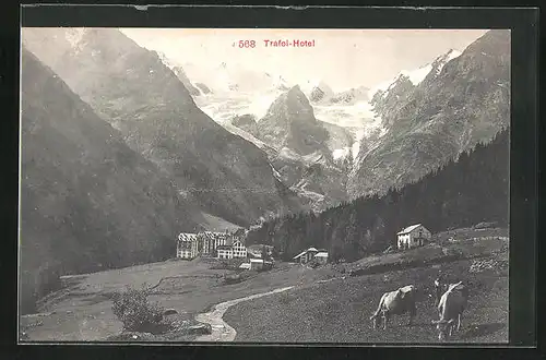AK Trafoi, Blick auf das Hotel