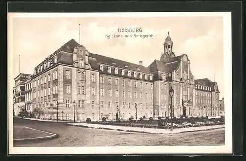AK Duisburg, Kgl. Land- & Amtsgericht