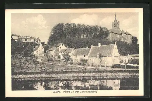 AK Cleve, Partie an der Schwanenburg