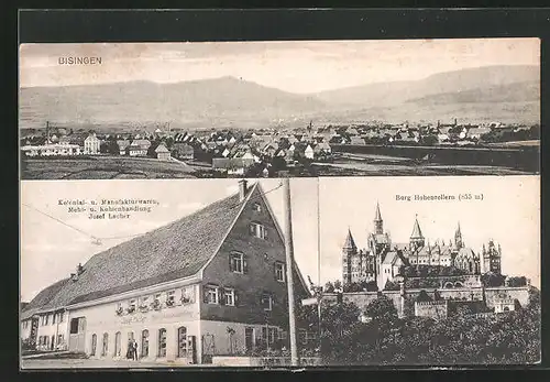 AK Bisingen, Burg Hohenzollern, Totalansicht