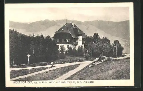 AK Wieden, Gasthaus Pension Wiedener Eck