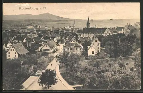 AK Rottenburg a. N., Totalansicht der Stadt