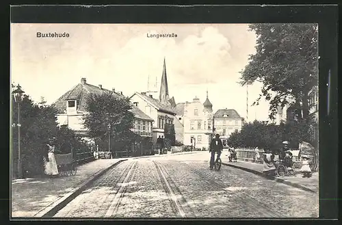 AK Buxtehude, Blick in die Langestrasse