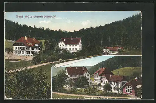 AK Bad Rötenbach-Nagold, Panorama