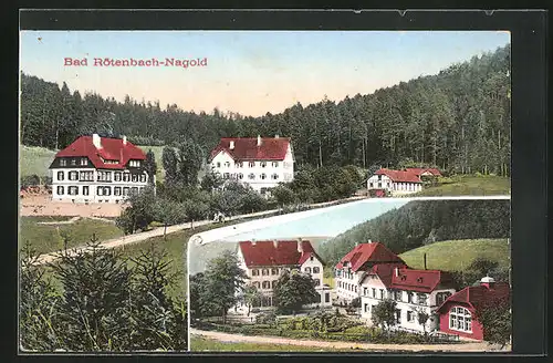 AK Bad Rötenbach-Nagold, Ortspartien