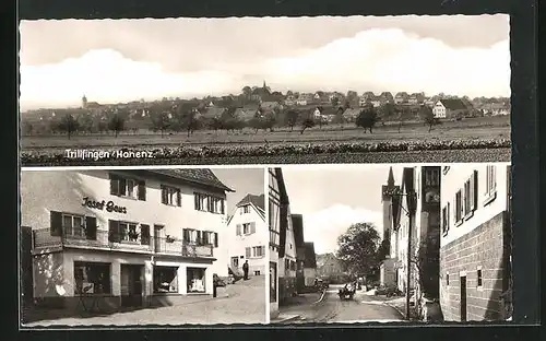 AK Trillfingen / Hohenz., Geschäftshaus Josef Gaus, Strassenansicht, Panorama