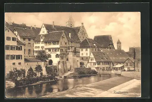 AK Riedlingen, Gebäude am Wehr