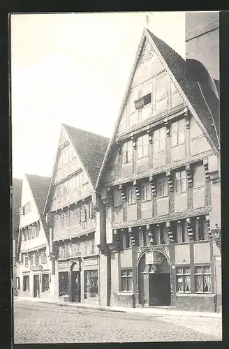 AK Osnabrück, Strasse in der Altstadt