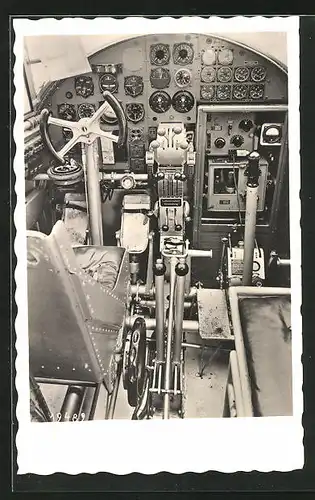 AK Führerstand einer Heinkel-Maschine