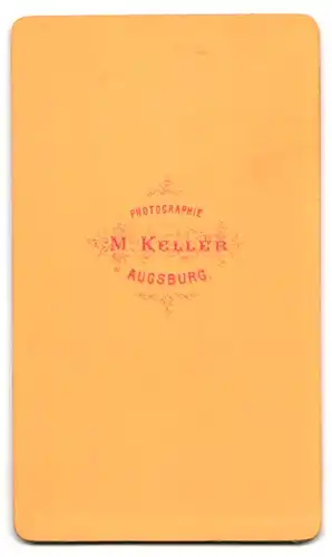 Fotografie M. Keller, Augsburg, Portrait junger Herr in modischer Kleidung