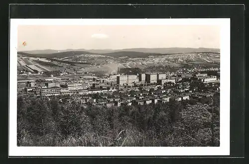 AK Zlin, Batovy tovarny, Totalansicht der Stadt