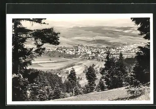 AK Val. Klobouky, Celkovy pohled, Totale der Stadt