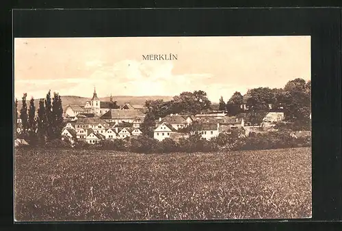 AK Merklin, Blick auf den Ort