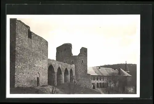 AK Velhartice na Sumave, Hrad, Ansicht der Burg