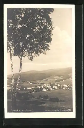 AK Zelezna Ruda na Sumave, Blick auf das Dorf