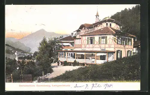 AK Langenbruck, Sanatorium Erzenberg