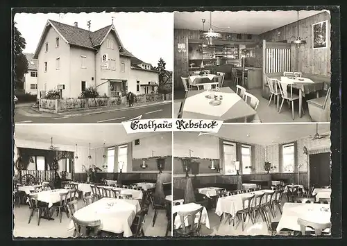AK Erlenbach, Gasthaus Rebstock, Weinsberger Strasse 14, Innenansichten