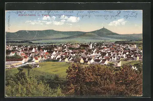 AK Kirchheim u. Teck, Ortsansicht