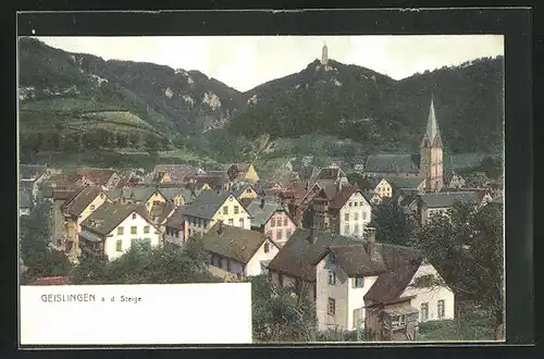 AK Geislingen a. d. Steige, Ortsansicht