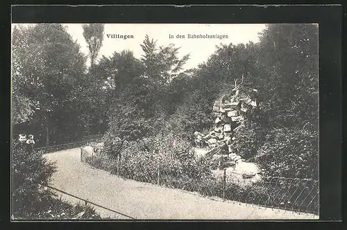 AK Villingen, In den Bahnhofsanlagen