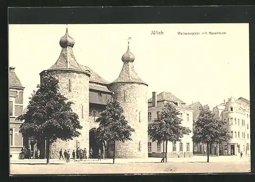AK Jülich, Walramsplatz mit Hexenturm