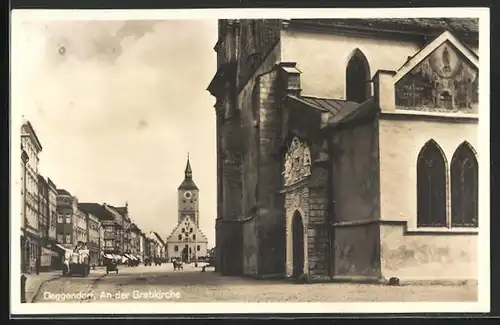 AK Deggendorf, An der Grabkirche