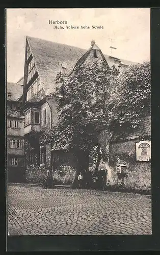 AK Herborn, Aula frühere hohe Schule