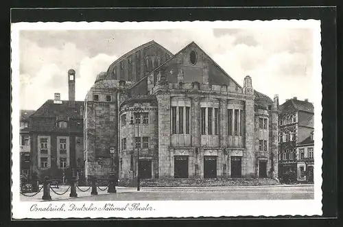 AK Osnabrück, Deutsches National-Theater