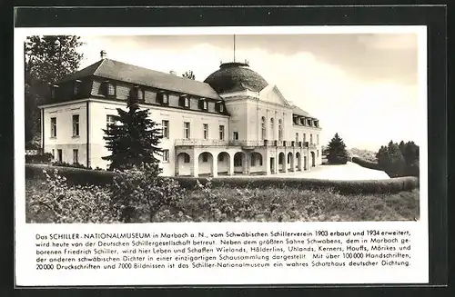 AK Marbach a. N., Schiller-Nationalmuseum