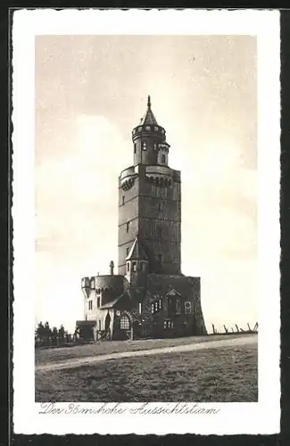 AK Grosser Feldberg, der 30m hohe Aussichtsturm