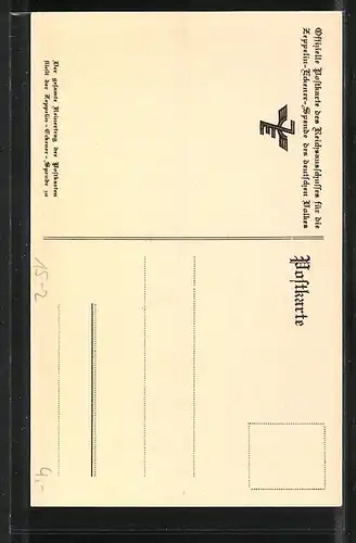 AK Portrait von Hugo Eckener, Nachfolger von Graf Zeppelin