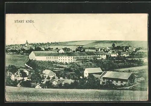 AK Stary Knin, Teilansicht mit Kloster